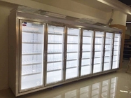 Fridge Freezer Glass Display Cold Room , Commercial Freezer Room 380V / 50Hz