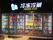 Frozen Food Storage Display Cold Room With Glass Door Copeland Compressor