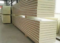 100mm Polyurethane Insulation Panels , 3 Layers Cold Room Sandwich Panel