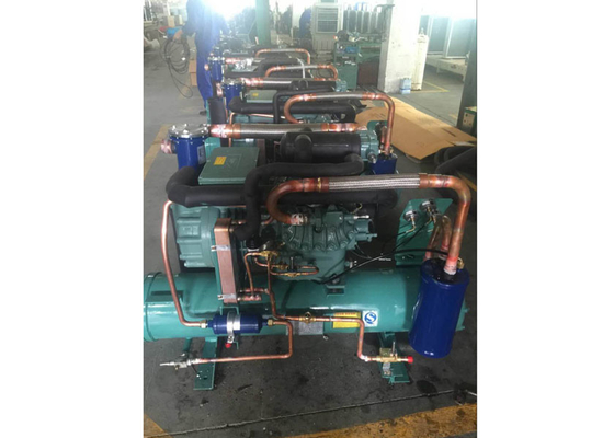 15HP Copeland Water Cooled Condensing Units , Compressor Refrigeration Unit For Supermarket