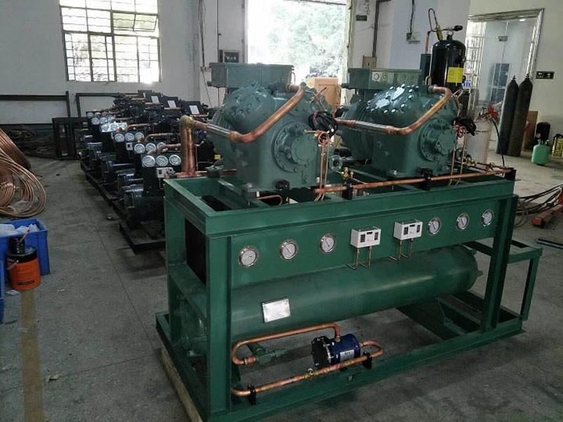 Reliable Water Cooled Condensing Unit 40HP For Agricultural Refrigeration Room