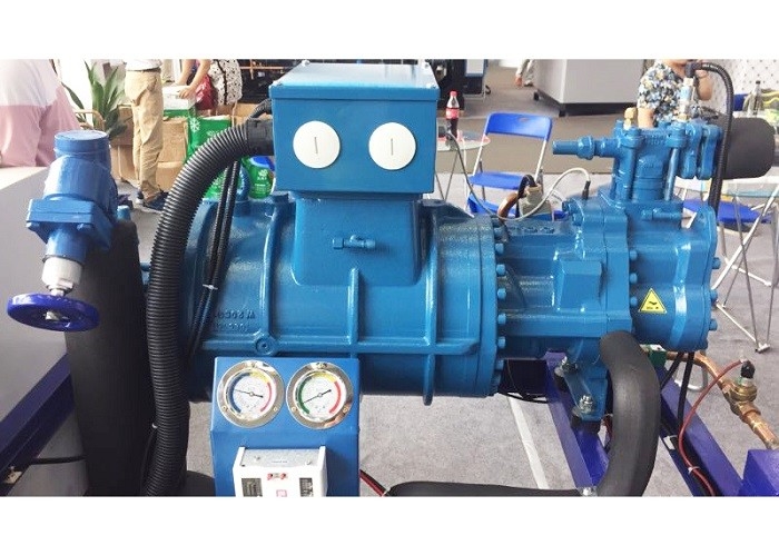 64HP Open Type Semi Hermetic Condensing Unit With Piston Compressor Air Cooled