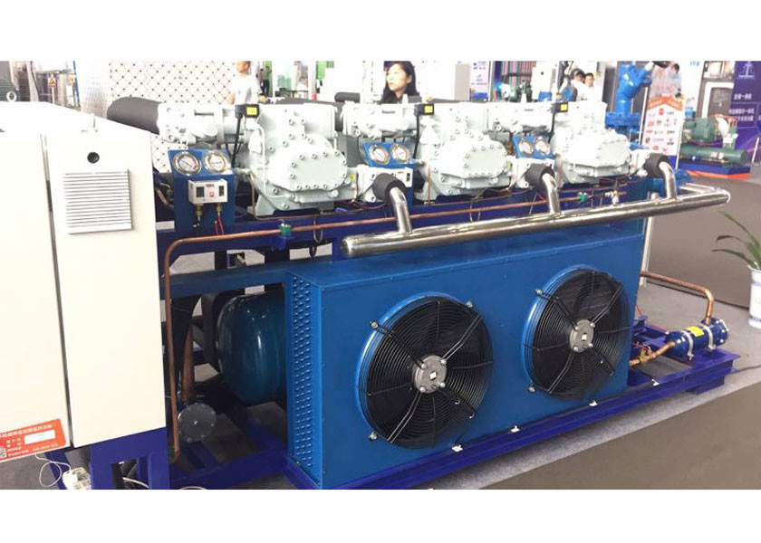 Screw Refrigeration Condensing Unit For Industrial Chiller Energy Saving 50HP