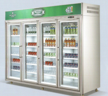 Adjustable Multideck Open Commercial Beverage Cooler 220V / 50Hz For Supermarket