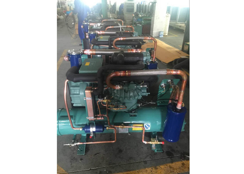 15HP Copeland Water Cooled Condensing Units , Compressor Refrigeration Unit For Supermarket