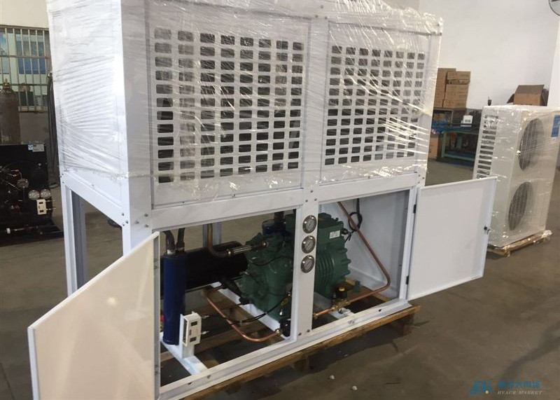 8HP Box Type Refrigeration Condensing Unit With Air Cooler For Cold Storage Room